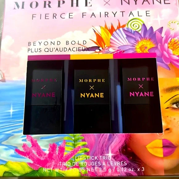 New Morphe Morphe X Nyane Fierce Fairytale Lipstick Trio - Beyond Bold - Picture 5 of 11